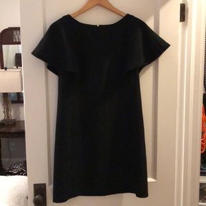 Black Pom Pom dress from Loft